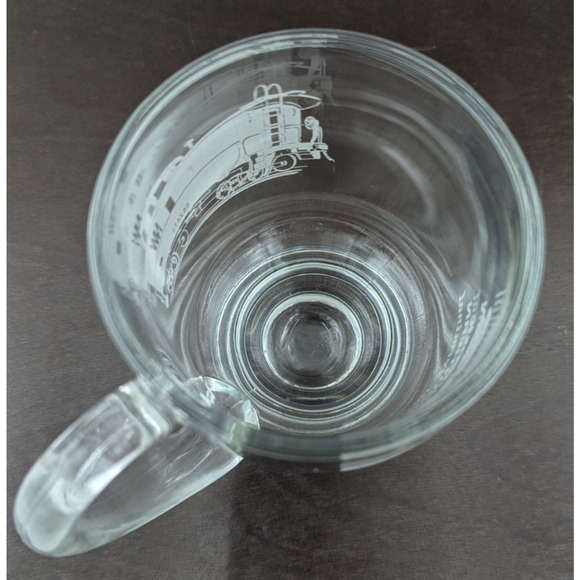 Vintage NS Norfolk Southern Detroit Terminal Glass Mug Railroadiana - Picture 7 of 7